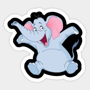 Happy Elephant Sticker